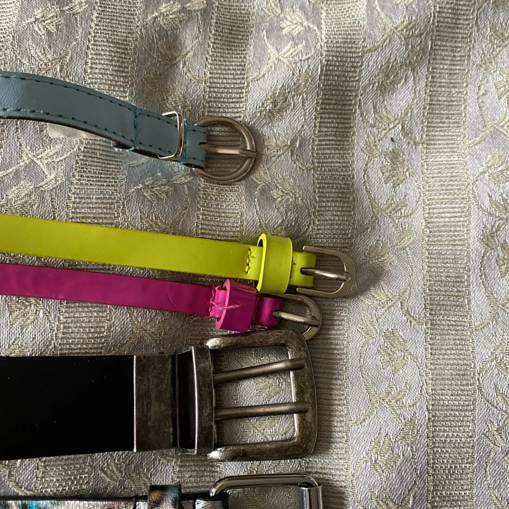 Bundle of five girls belts including from Justice